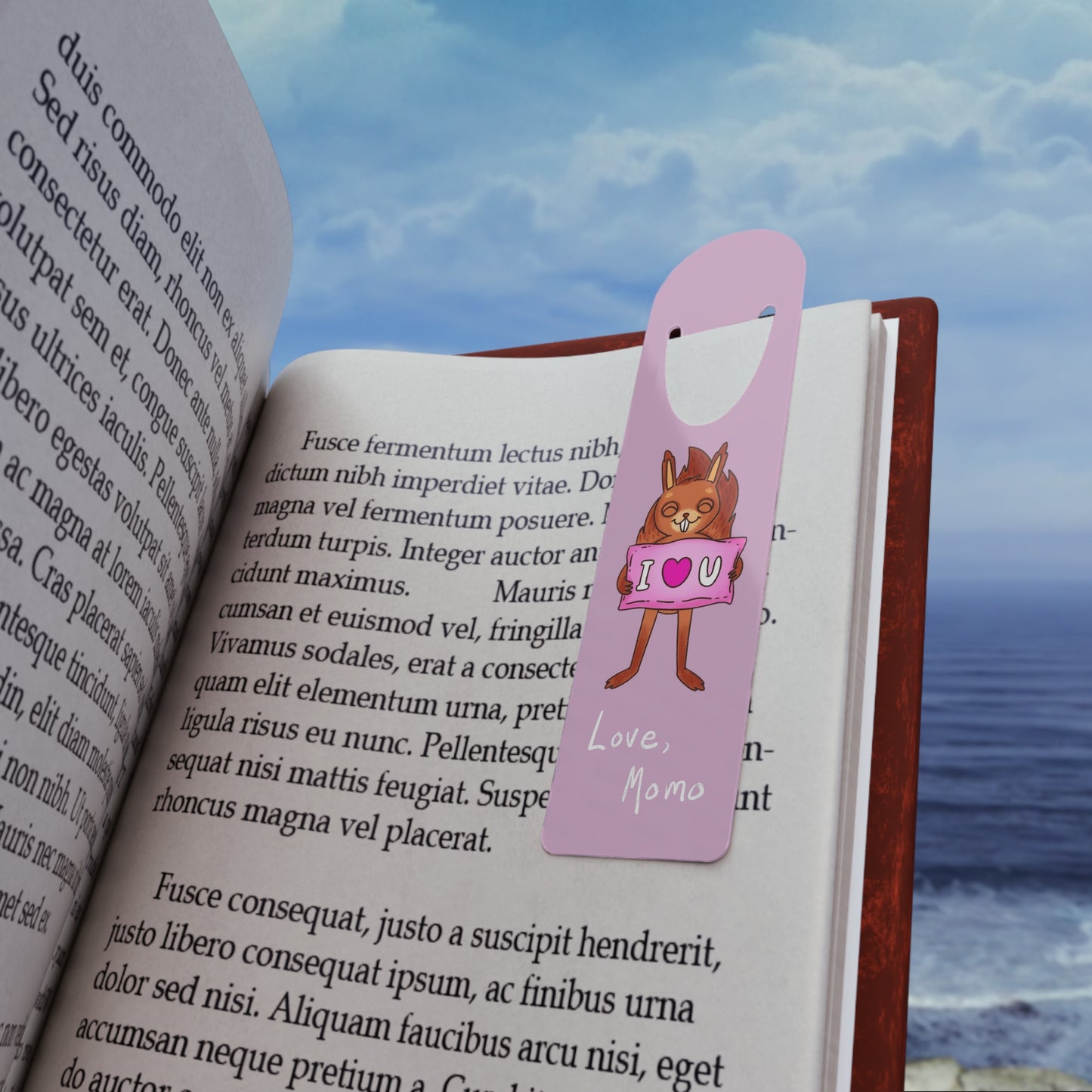 Personalized Love Bookmark - Cute Animal Design for Readers