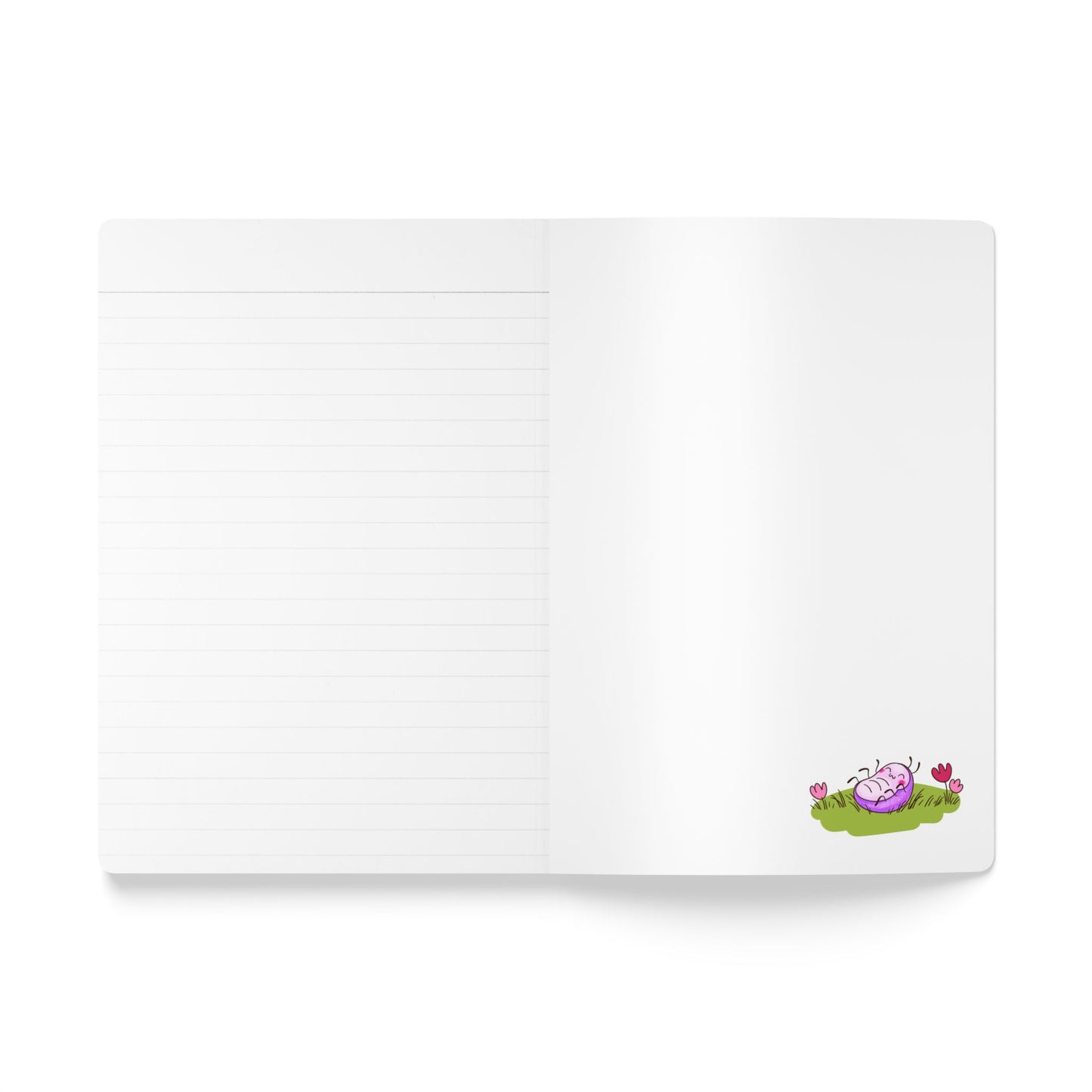 Cute Momo Softcover Notebook