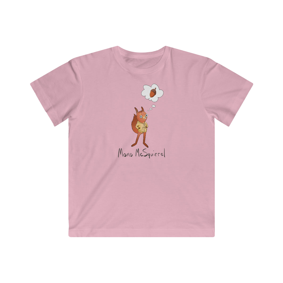 Big Kid Momo McSquirrel Jersey Tee